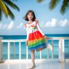 imageDXTON Toddler Girls Dress Long Sleeve Tutu Winter Birthday Party Dress for Little Girl 38TWhite