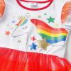 imageDXTON Toddler Girls Dress Long Sleeve Tutu Winter Birthday Party Dress for Little Girl 38TWhite