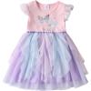 imageDXTON Toddler Girl Summer Short Sleeve Tutu Party Wedding Birthday DressesSh9520pink