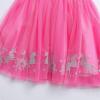 imageDXTON Girls Long Sleeves Dresses Party Winter Birthday Tutu Toddler Outfits LH2110Lh2110blue