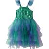 imageDXTON Girl Tutu Dresses Summer Short Sleeve Girls Mermaid Party Dress Outfits for 28 Years SH2112 12T