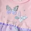 imageDXTON Kids Girls Dresses Long Sleeve Toddler Winter Party Tutu Dresses for 28TLh19520purple