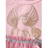 imageDXTON Kids Girls Dresses Long Sleeve Toddler Winter Party Tutu Dresses for 28TLh2102pink