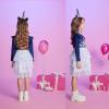 imageDXTON Kids Girls Dresses Long Sleeve Toddler Winter Party Tutu Dresses for 28TLh8004navy