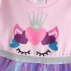imageDXTON Kids Girls Dresses Long Sleeve Toddler Winter Party Tutu Dresses for 28TLh8006purple