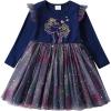 imageDXTON Kids Girls Dresses Long Sleeve Toddler Winter Party Tutu Dresses for 28TLh2100multi