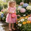 image:imageDXTON Toddler Girls Tutu Dress Cotton Bodice Layered Tulle Skirt Mermaid Sparkle Birthday Party Dress for Kids 38 YearsPastel Rainbow Butterfly