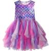 image:imageDXTON Toddler Girls Tutu Dresses Summer Mermaid Tulle Birthday Party Sundress for 38 YearsSh8001mermaid
