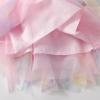 image:imageDXTON Girls Summer Dress with Cotton Top and Colorful Tulle Holiday Party Casual Dresses for Toddler Kids for 38 YearsBeige