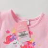 image:imageDXTON Girls Summer Dress with Cotton Top and Colorful Tulle Holiday Party Casual Dresses for Toddler Kids for 38 YearsMulti