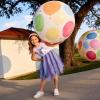 image:imageDXTON Girls Summer Dress with Cotton Top and Colorful Tulle Holiday Party Casual Dresses for Toddler Kids for 38 YearsPurple