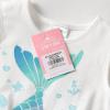 image:imageDXTON Girls Summer Dress with Cotton Top and Colorful Tulle Holiday Party Casual Dresses for Toddler Kids for 38 YearsWhite