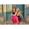 image:imageDXTON Girls Sleeveless Summer Dresses Tutu Strap Knit with 8Layer Fluffy Cotton Blend for Birthday Party Outfits 38 YearsBlack