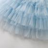 image:imageDXTON Girls Sleeveless Summer Dresses Tutu Strap Knit with 8Layer Fluffy Cotton Blend for Birthday Party Outfits 38 YearsBlue