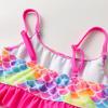 image:imageDXTON Girls Summer Swimsuit Beach Sport One Pieces Ruffled Tankini Cartoon Bathing Suit SwimwearRed