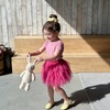 image:imageDXTON Girls Tutu Skirt for Toddler Baby Party Casual Multicoloured Tulle Outfits for 310 YearsFuchsia