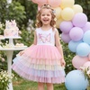image:imageDXTON Toddler Tutu Dress Girls Sleeveless Tiered Tulle Princess Dress 38Y  Cotton Bodice Pastel Layered Skirt with Lining Birthday Party Dresses for Little KidsWhite Butterfly