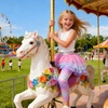 image:imageDXTON Toddler Girls Tutu Leggings with Skirt Ruffle Footless Skirted PantsPink Purple