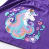 image:imageDXTON Toddler Girls Winter Long Sleeve Dress Rainbow Cotton Dresses 38YPurple Stripe Horse