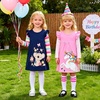 image:imageDXTON Toddler Girls Winter Long Sleeve Dress Rainbow Cotton Dresses 38YRainbow Koala