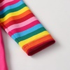 image:imageDXTON Toddler Girls Winter Long Sleeve Dress Rainbow Cotton Dresses 38YRose Balloons Horse