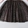 image:imageDXTON Girls Long Sleeve Tulle Tutu Dress Party Outfit Ages 312Brown