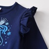 image:imageDXTON Girls Long Sleeve Tulle Tutu Dress Party Outfit Ages 312Dark Blue
