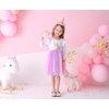 image:imageDXTON Girls Long Sleeve Tulle Tutu Dress Party Outfit Ages 312White