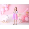 image:imageDXTON Girls Long Sleeve Tulle Tutu Dress Party Outfit Ages 312White