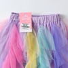 image:imageDXTON Girls Rainbow Tutu Skirt Elastic Waist Tulle Party Skirt Ages 310Multicoloured