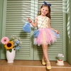 image:imageDXTON Girls Rainbow Tutu Skirt Elastic Waist Tulle Party Skirt Ages 310Pink