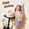 image:imageDXTON Girls Tutu Dress Short Sleeve Summer Party Outfit Ages 312Orange